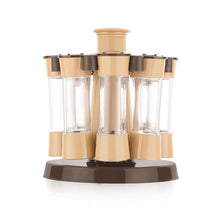 Revolving Spice Rack For Kitchen And Dining Table 8 Spice Jars