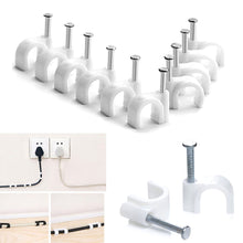 100 Pc 6 Mm Cable Clip Used In All Kinds Of Wires To Make Them Stuck And Holded In Walls Etc.