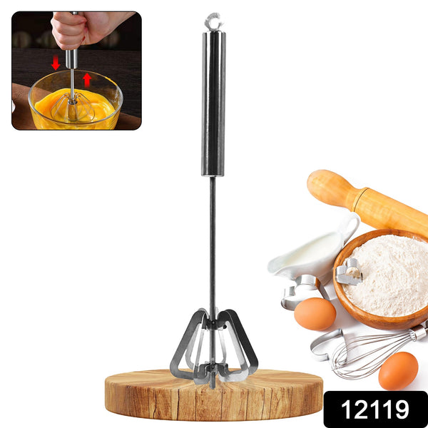 Hand Push Stainless Steel Blender