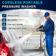 Cordless Pressure Washer – Dual 48V Batteries for Powerful🚗🏍🏠