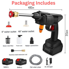 Cordless Pressure Washer – Dual 48V Batteries for Powerful🚗🏍🏠