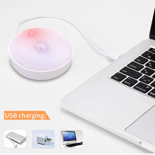 Round Shape 8 Led Motion Sensor Induction Led Light