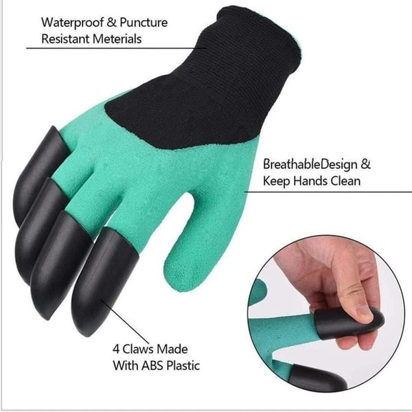 🧤 Waterproof Gardening Gloves With Claws