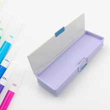 Multipurpose Compass Box Plastic Double Deck Pencil Case With 2 Compartments Supplies Utility Box Storage Organizer Pencil Box For School Cartoon Printed Pencil Case For Kids Birthday Gift For Girls  Boys