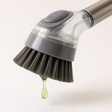 Cleaning Brushes Set Scrub Brush Bathroom Brush Long Handle Liquid Dispenser Pot Washing Brush