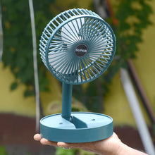 Telescopic Electric Desktop Fan Height Adjustable Foldable  Portable For Travelcarry  Silent Table Top Personal Fan For Bedside Office Table (Battery Not Include)