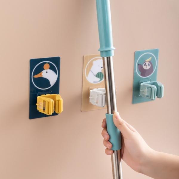 🪄 Magic Self-Adhesive Mop & Broom Holder