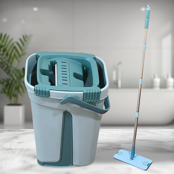 Scratch Cleaning Mop With 2 In 1 Self Clean Wash Dry Hands Free Flat Mop