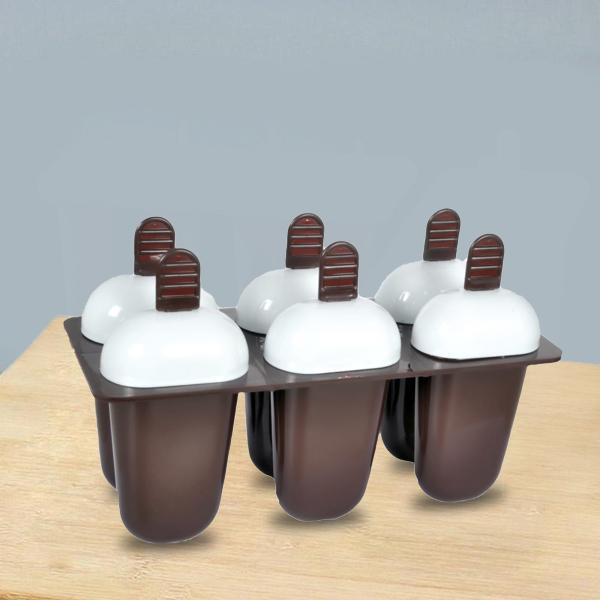 Ice Candy/Kulfi Maker Mould Set – 6 Cups
