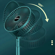 Telescopic Electric Desktop Fan Height Adjustable Foldable  Portable For Travelcarry  Silent Table Top Personal Fan For Bedside Office Table (Battery Not Include)