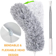 Microfiber Dusters For Cleaning Telescoping Feather Duster With 100 Inches Extendable Handle Pole Dusting Cleaning Tools For Cleaning High Ceiling Ceiling Fan Blinds Cobwebs Furniture Cars