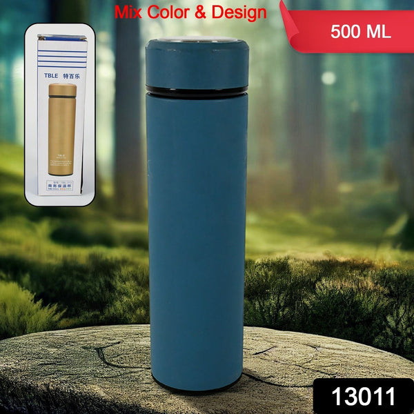 unbreakable Stainless Steel Leak Proof Fridge Water Bottle Cold  Hot Steel Bottle Leak Proof  Office Bottle  Gym  Home  Kitchen  Hiking  Trekking  Travel Bottle (500 Ml)