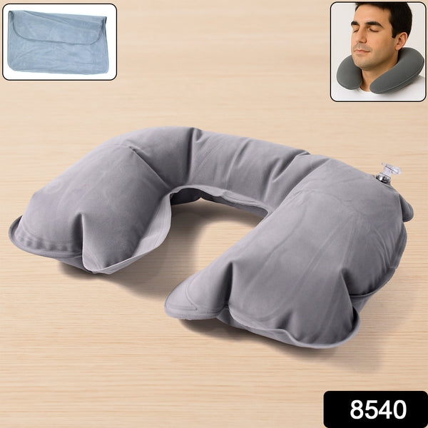 Inflatable  Foldable Pillow U Shape Air Cushion Travel Pillow Travel Business Trip Neck Pillow For Long Trips Ideal For Men  Women Portable And Perfect For Backpacking Car Camping And Even Airplane Travel