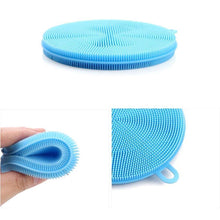 Silicone Dish Scrubber Sponge Mildew Free Non Stick Heat Resistant