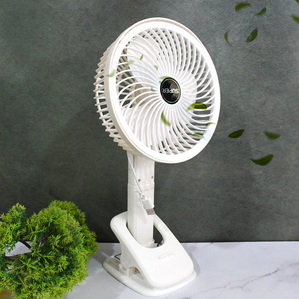 Multifunctional USB Clip-On Desk Fan
