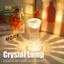 Crystal Lamp Universal Night Light Soft Lighting Eye Protection For Nursery Study Bedroom Transparent Crystal Table Soft Lighting Multipurpose For Hotel For Office For Childrens Room (12pc Moq)