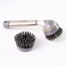 Cleaning Brushes Set Scrub Brush Bathroom Brush Long Handle Liquid Dispenser Pot Washing Brush
