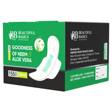 Sanitary Pads For Women With Goodness Of Neem  Aloe Vera  Ultra Thin  Leakage Protection  Ph Balance  With Antibacterial Anion Chip  (155 Mm  24 Pads)