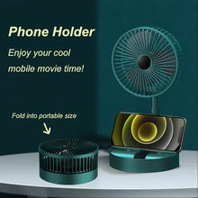 Telescopic Electric Desktop Fan Height Adjustable Foldable  Portable For Travelcarry  Silent Table Top Personal Fan For Bedside Office Table (Battery Not Include)