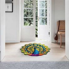 Quick Dry Anti-Slip Peacock Floor Mat (Buy 1 Get 1 Free)