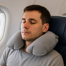 Inflatable  Foldable Pillow U Shape Air Cushion Travel Pillow Travel Business Trip Neck Pillow For Long Trips Ideal For Men  Women Portable And Perfect For Backpacking Car Camping And Even Airplane Travel