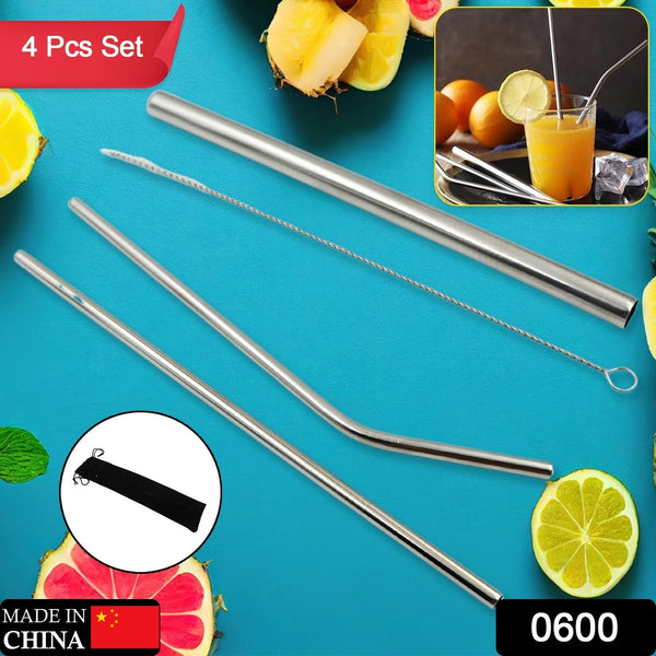 Metal Straws Drinking Set